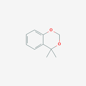 molecular formula C10H12O2 B14474041 4,4-Dimethyl-2H,4H-1,3-benzodioxine CAS No. 65967-53-5