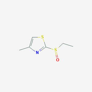 2-(Ethanesulfinyl)-4-methyl-1,3-thiazole