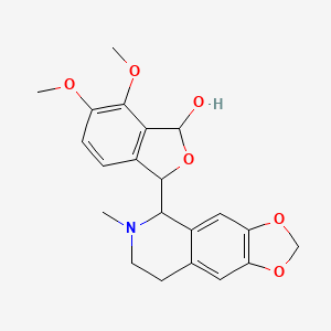 1-Isobenzofuranol, 1,3-dihydro-6,7-dimethoxy-3-(5,6,7,8-tetrahydro-6-methyl-1,3-dioxolo(4,5-g)isoquinolin-5-yl)-