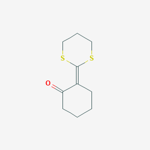 2-(1,3-Dithian-2-ylidene)cyclohexan-1-one