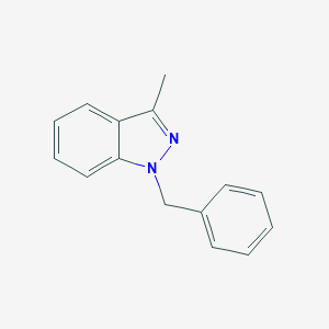 molecular formula C15H14N2 B144741 1-苄基-3-甲基-1H-吲唑 CAS No. 128364-67-0