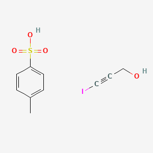 4-Methylbenzene-1-sulfonic acid--3-iodoprop-2-yn-1-ol (1/1)