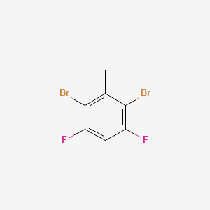 molecular formula C7H4Br2F2 B1447424 2,6-Dibromo-3,5-difluorotoluene CAS No. 1805121-78-1