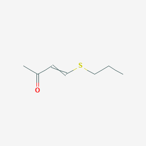 4-(Propylsulfanyl)but-3-EN-2-one