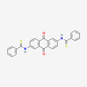 Benzenecarbothioamide, N,N'-(9,10-dihydro-9,10-dioxo-2,6-anthracenediyl)bis-