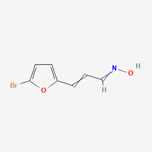 N-[3-(5-Bromofuran-2-YL)prop-2-EN-1-ylidene]hydroxylamine