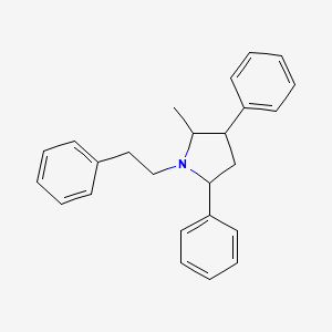 2-Methyl-3,5-diphenyl-1-(2-phenylethyl)pyrrolidine