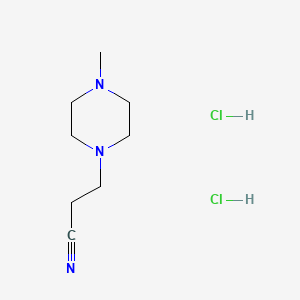 1-Piperazinepropanenitrile, 4-methyl-, dihydrochloride