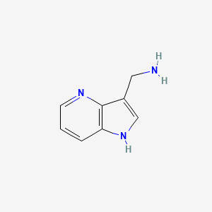 B1447465 (1H-Pyrrolo[3,2-B]pyridin-3-YL)methanamine CAS No. 1196145-18-2