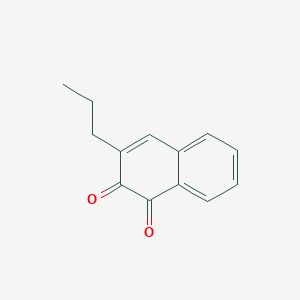 B144747 3-Propylnaphthalene-1,2-dione CAS No. 129113-06-0
