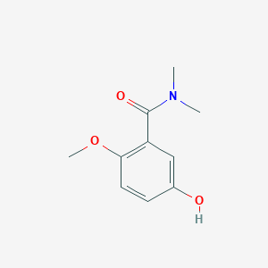 molecular formula C10H13NO3 B1447472 5-Hydroxy-2-methoxy-N,N-dimethylbenzamide CAS No. 1052106-90-7