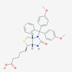 molecular formula C31H34N2O5S B144748 1'N-(4,4'-二甲氧基三苯甲基)生物素 CAS No. 144095-63-6
