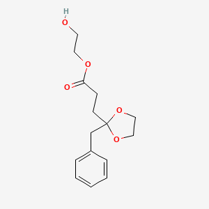 2-Hydroxyethyl 2-benzyl-1,3-dioxolane-2-propionate