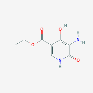 molecular formula C8H10N2O4 B1447485 5-氨基-4,6-二羟基烟酸乙酯 CAS No. 1820639-56-2
