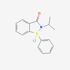 1-Chloro-1-phenyl-2-propan-2-yl-1,2-benzothiazol-3-one