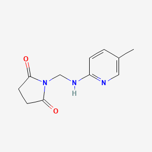 1-(((5-Methylpyridin-2-yl)amino)methyl)pyrrolidine-2,5-dione