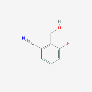B1447492 3-Fluoro-2-(hydroxymethyl)benzonitrile CAS No. 1260764-63-3