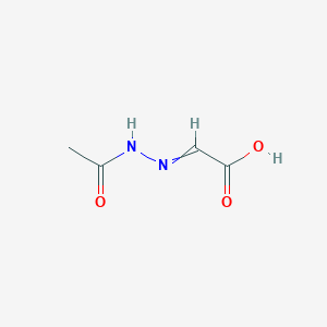 (2-Acetylhydrazinylidene)acetic acid