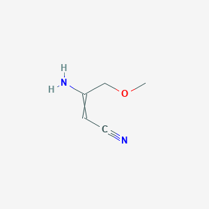 B1447493 3-Amino-4-methoxybut-2-enenitrile CAS No. 168686-01-9