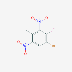 molecular formula C7H4BrFN2O4 B1447496 4-溴-2,6-二硝基-3-氟甲苯 CAS No. 1352395-34-6