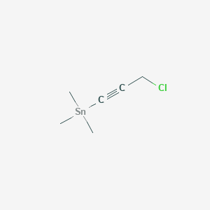 (3-Chloroprop-1-yn-1-yl)(trimethyl)stannane