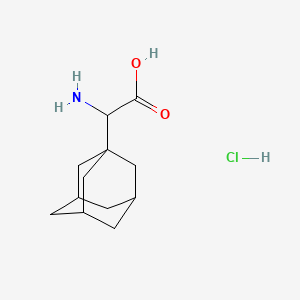 molecular formula C12H20ClNO2 B1447502 1-金刚烷基(氨基)乙酸盐酸盐 CAS No. 16091-96-6