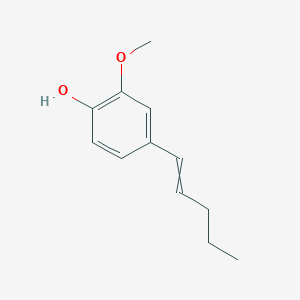 2-Methoxy-4-(pent-1-EN-1-YL)phenol