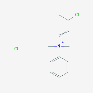 N-(3-Chlorobut-1-en-1-yl)-N,N-dimethylanilinium chloride