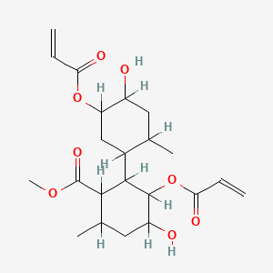 Methyl 5',6-bis(acryloyloxy)-4',5-dihydroxy-2',3-dimethyl(1,1'-bicyclohexyl)-2-carboxylate