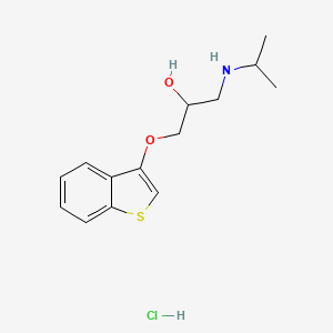 1-(Benzo(b)thien-3-yloxy)-3-((1-methylethyl)amino)-2-propanol hydrochloride