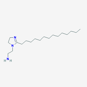 molecular formula C19H39N3 B14475137 2-(2-Tetradecyl-4,5-dihydro-1H-imidazol-1-yl)ethan-1-amine CAS No. 68644-52-0