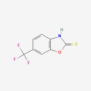 molecular formula C8H4F3NOS B1447514 6-(三氟甲基)-1,3-苯并噁唑-2-硫醇 CAS No. 149367-81-7