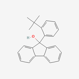 molecular formula C23H22O B14475149 9-(2-Tert-butylphenyl)-9H-fluoren-9-OL CAS No. 65213-15-2