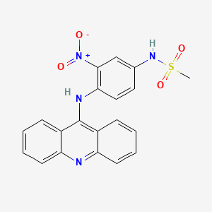 Methanesulfonamide, N-(4-(9-acridinylamino)-3-nitrophenyl)-