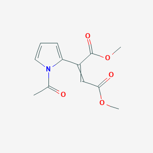 Dimethyl 2-(1-acetyl-1H-pyrrol-2-yl)but-2-enedioate