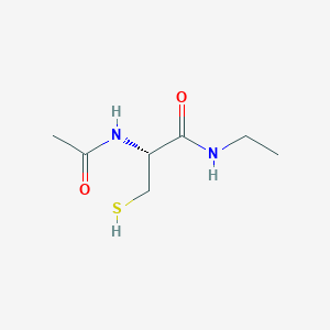 molecular formula C7H14N2O2S B14475222 N~2~-Acetyl-N-ethyl-L-cysteinamide CAS No. 66127-81-9