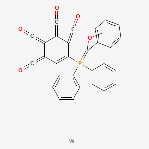 molecular formula C30H19O5PW B14475226 CID 71370438 CAS No. 65584-38-5