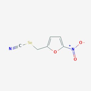 molecular formula C6H4N2O3Se B14475227 5-Nitrofurfurylselenocyanide CAS No. 65315-63-1