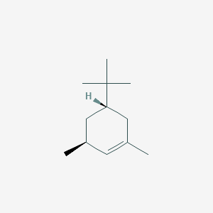 molecular formula C12H22 B14475231 (3S,5S)-5-tert-Butyl-1,3-dimethylcyclohex-1-ene CAS No. 66820-14-2