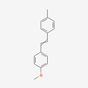 molecular formula C16H16O B14475241 Benzene, 1-methoxy-4-[2-(4-methylphenyl)ethenyl]- CAS No. 72078-54-7