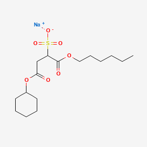 Butanedioic acid, sulfo-, 4-cyclohexyl 1-hexyl ester, sodium salt