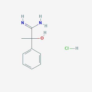 B1447525 2-Hydroxy-2-phenylpropanimidamide hydrochloride CAS No. 92442-87-0