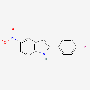 2-(4-Fluorophenyl)-5-nitro-1H-indole