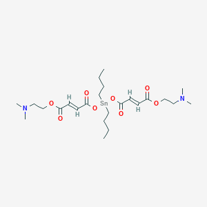 molecular formula C24H42N2O8Sn B14475259 2-(Dimethylamino)ethyl (Z,Z)-11,11-dibutyl-2-methyl-6,9,13-trioxo-2-aza-11-stannahexadeca-7,14-dien-16-oate CAS No. 70942-31-3