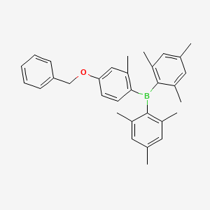 [4-(Benzyloxy)-2-methylphenyl]bis(2,4,6-trimethylphenyl)borane