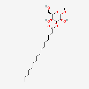 Methyl-O(3)-palmitoyl-alpha-D-glucopyranoside