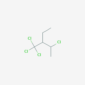 molecular formula C6H10Cl4 B14475362 2-Chloro-3-(trichloromethyl)pentane CAS No. 66520-48-7