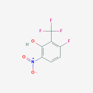 molecular formula C7H3F4NO3 B1447538 6-氟-2-羟基-3-硝基苯三氟化物 CAS No. 1440535-08-9