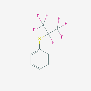 Benzene, [[1,2,2,2-tetrafluoro-1-(trifluoromethyl)ethyl]thio]-