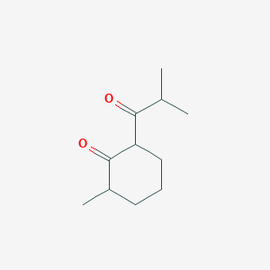 2-Methyl-6-(2-methylpropanoyl)cyclohexan-1-one